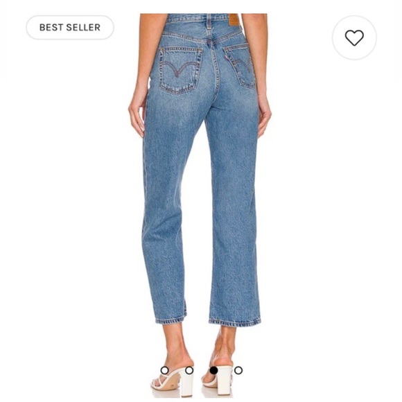 Levi's Ribcage Straight Ankle Jeans - Picture 4 of 6